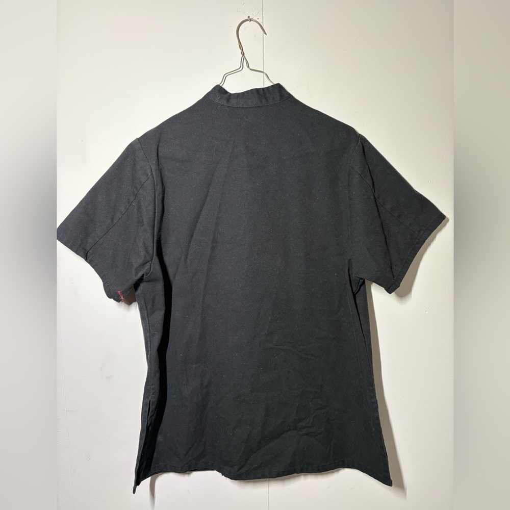 Uncommon Black Buttoned Chef Coat - Picture 3 of 4